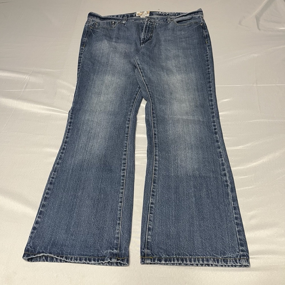 Vintage OP Ocean Pacific Bootcut Jeans Mens Fits 36x29 Blue Denim Skater Y2K